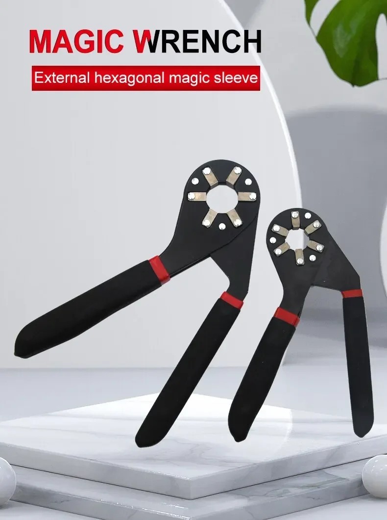 6/8-Inch Magic Wrench Adjustable Multifunctional Hand Tool for Household Mainten