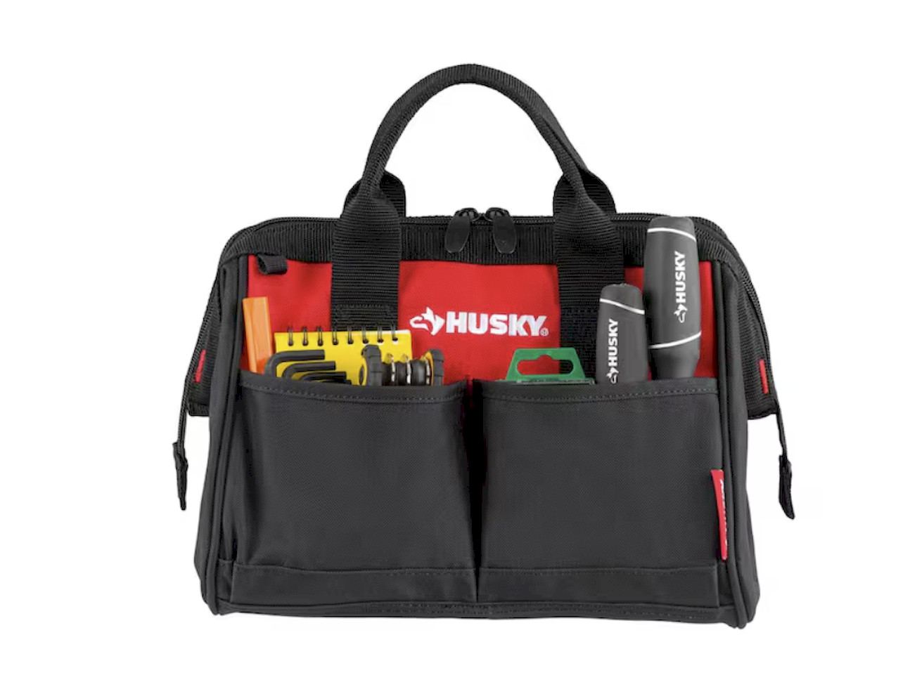 Husky 12 in 4 Pocket Zippered Tool Bag