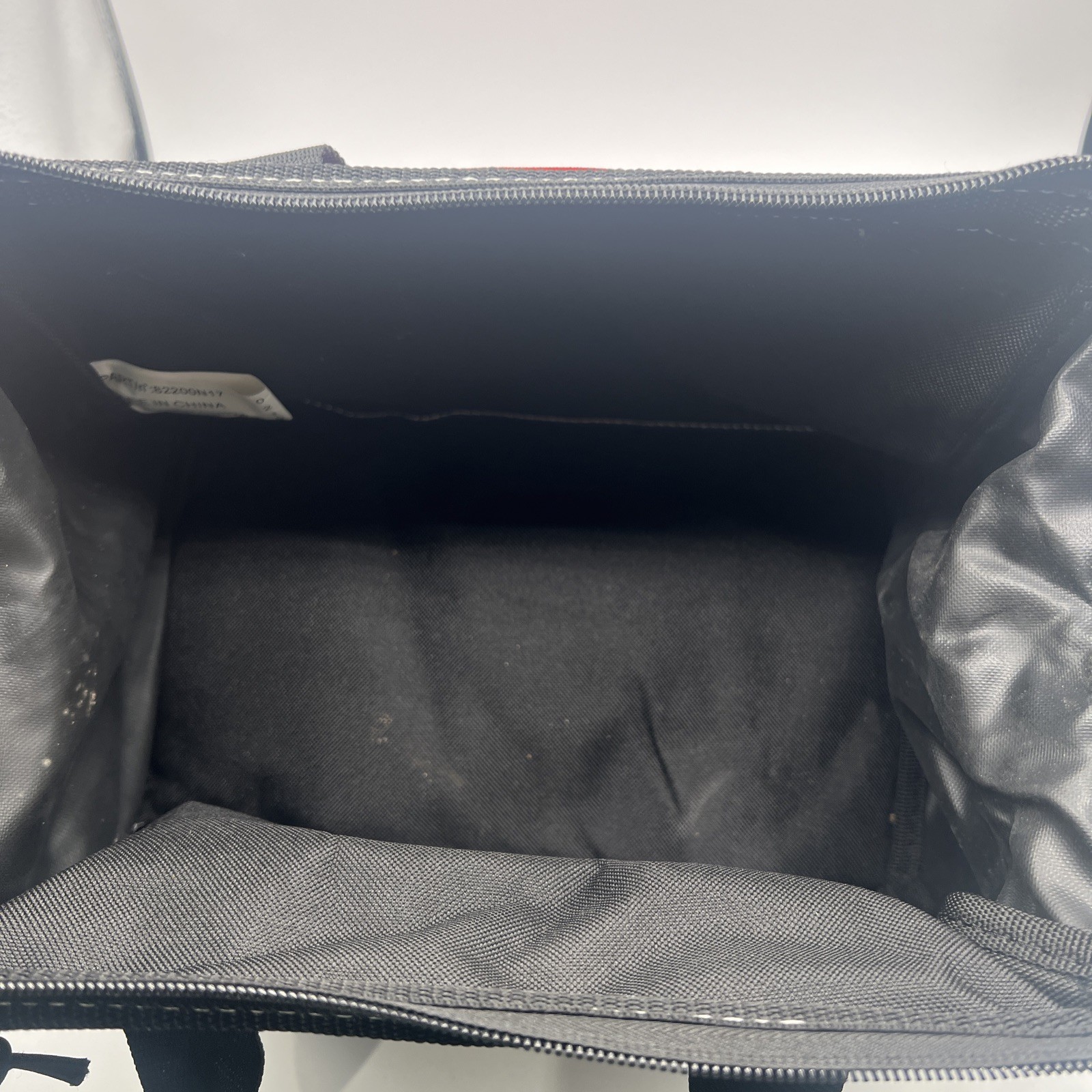 NWOT Husky 12-Inch Tool Bag (12 x 9 x 8 inch) Heavy Canvas Red Black #G09