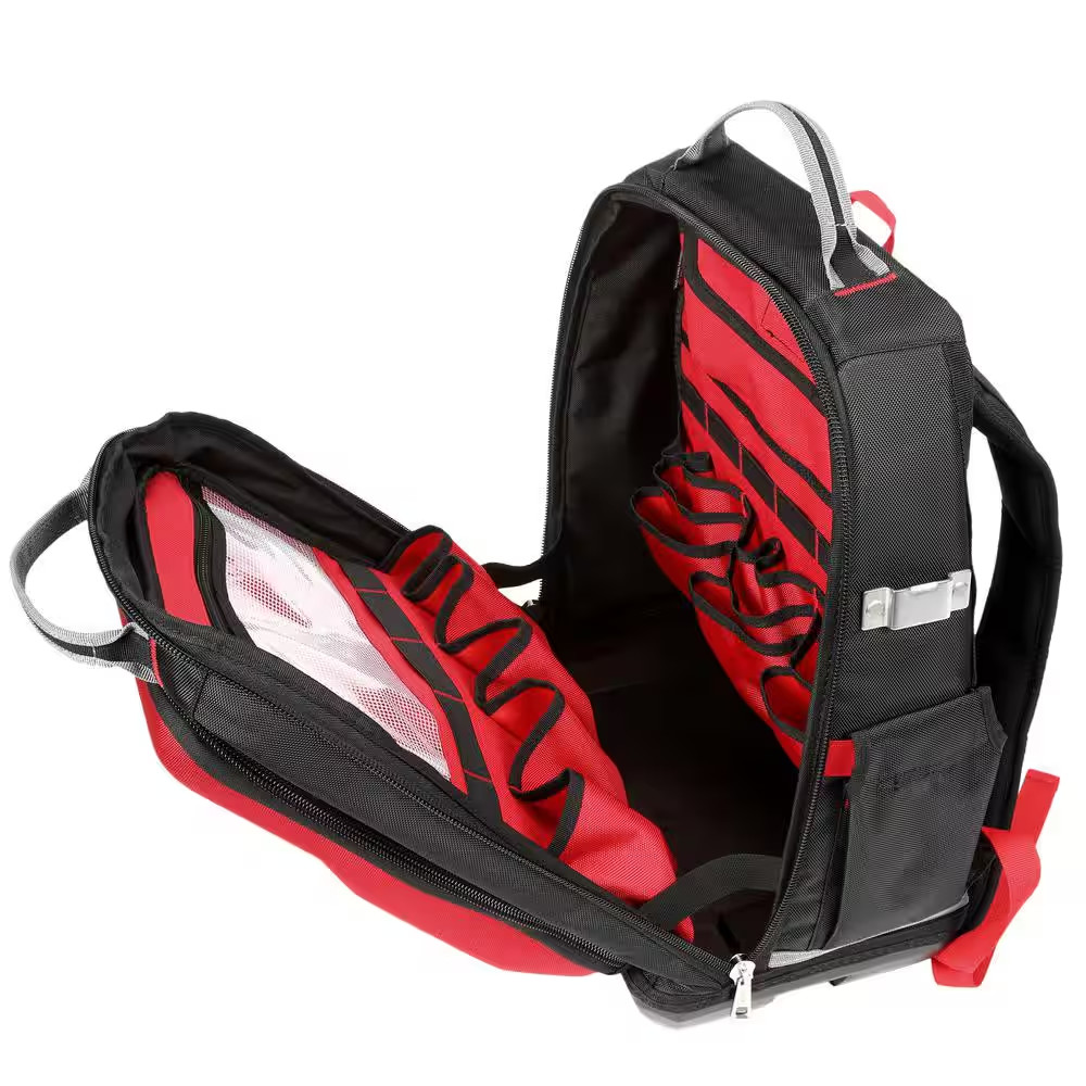 15 In. PACKOUT Tool Backpack with 3-Pack Zipper Tool Bags