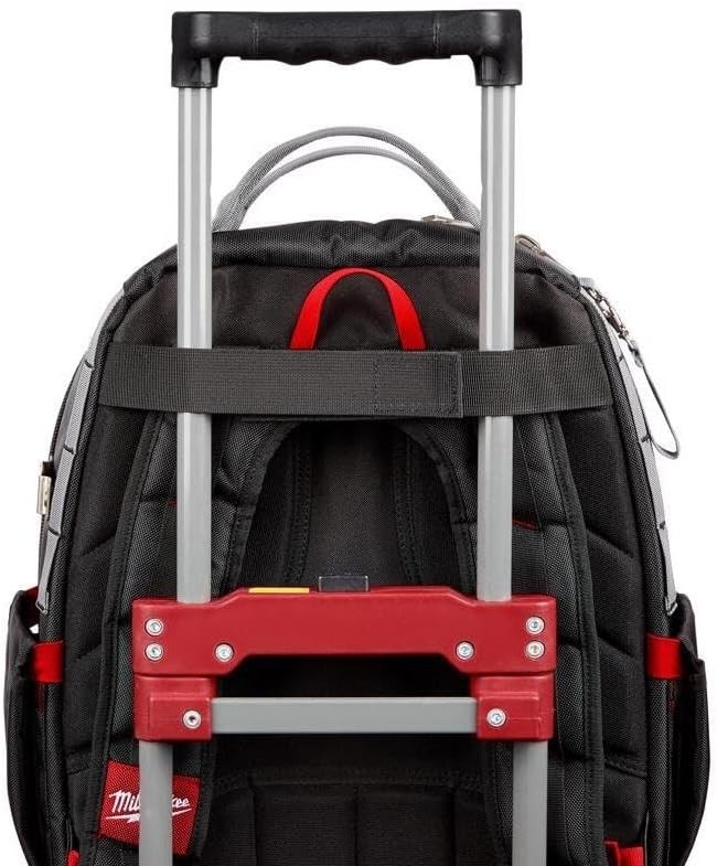 Milwaukee 48-22-8201 Ultimate Jobsite Backpack, Black/Red