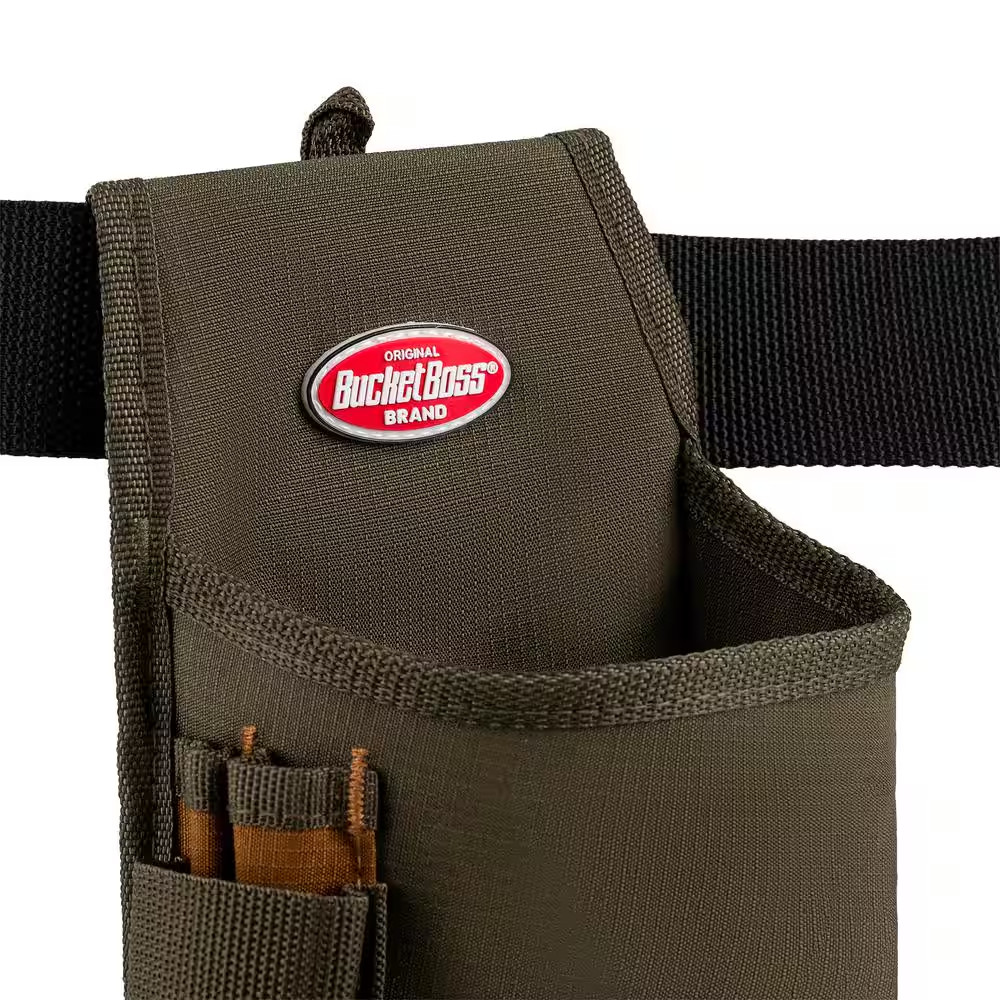 6.5 In. Single-Pocket Fastener Tool Belt Pouch with Flap Fit – Durable Utility B
