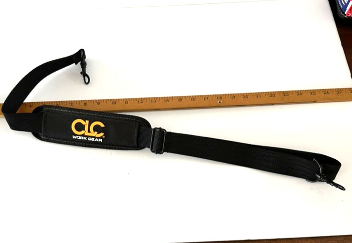 Custom Leather Craft CLC Workgear Tool Bag Black Nylon Replacement Strap~Adjusts