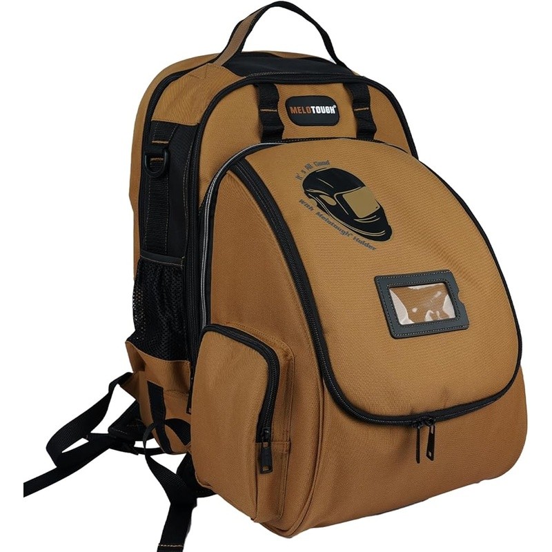 Military Grade Welding Backpack Heavy Duty Detachable Helmet Bag 6000D Nylon New