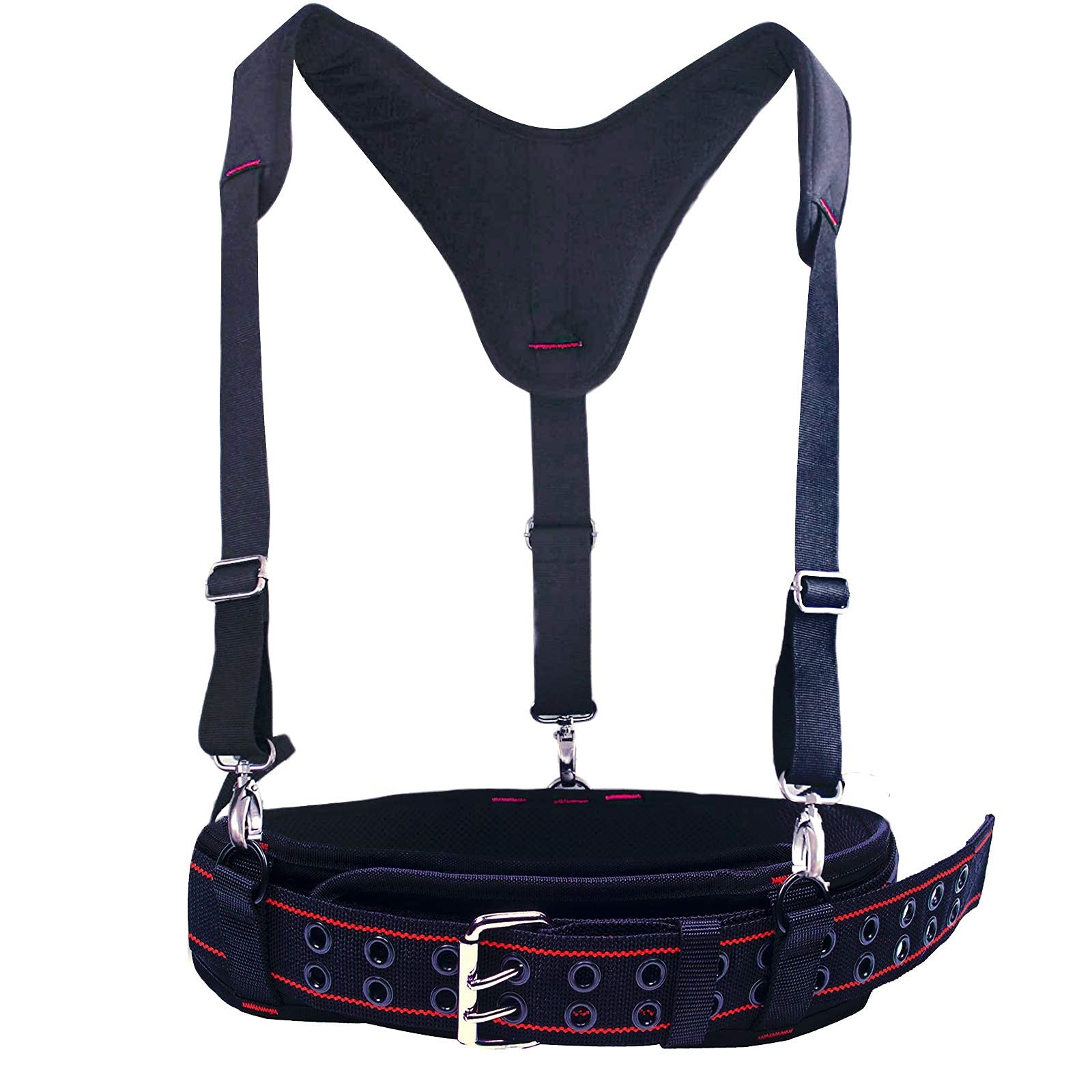 Padded Tool Belt 3 Inch Heavy Duty Work Tool Belt With Back Support Adjustable W