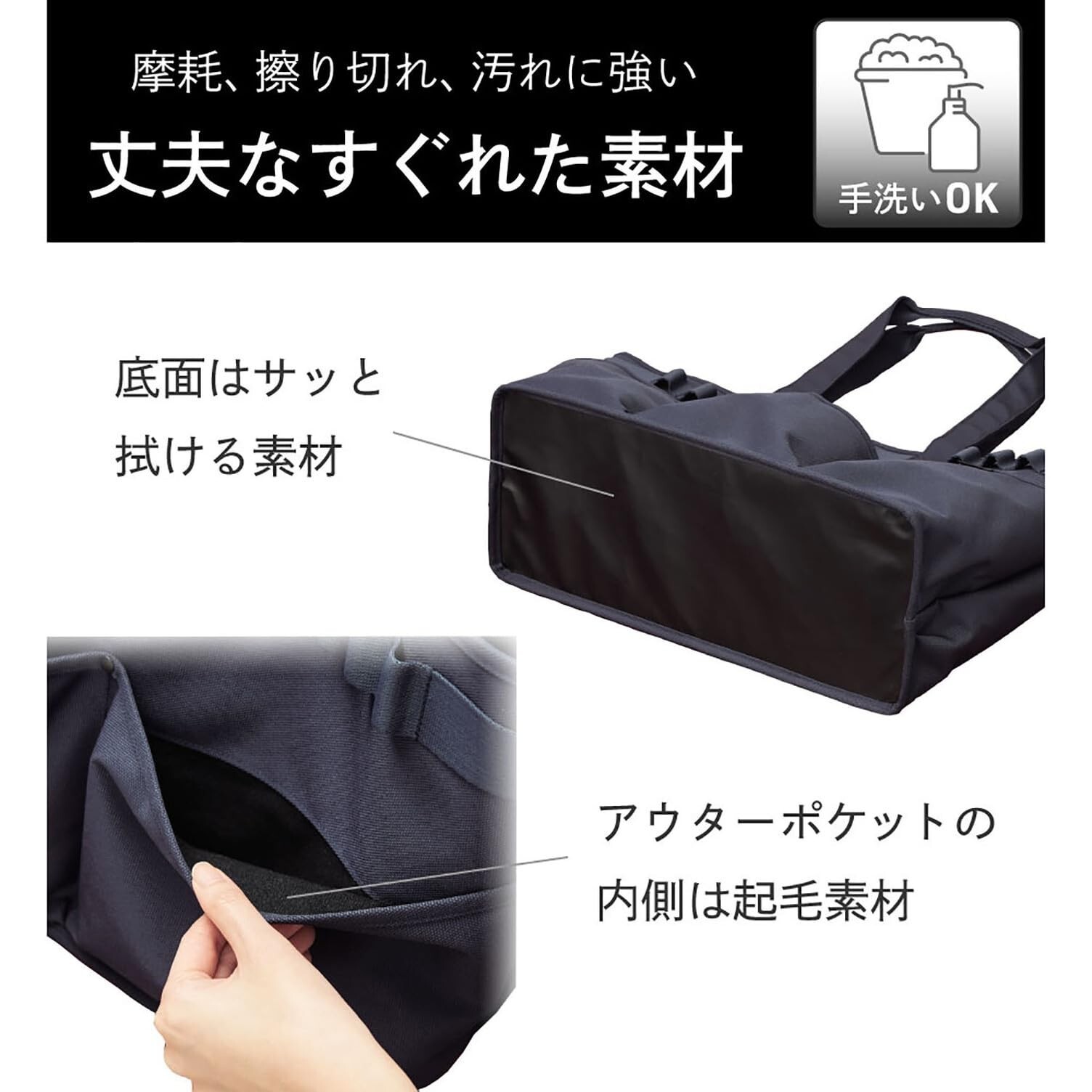 LIHIT LAB Tool Bag Vertical Army Green
