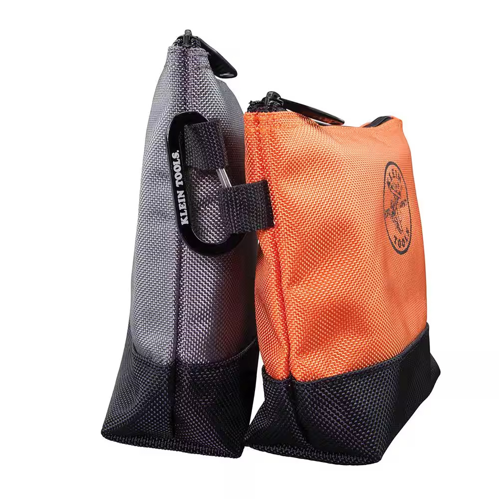 9 In. Stand-Up Zipper Tool Bag (2-Pack) Free Shipping New