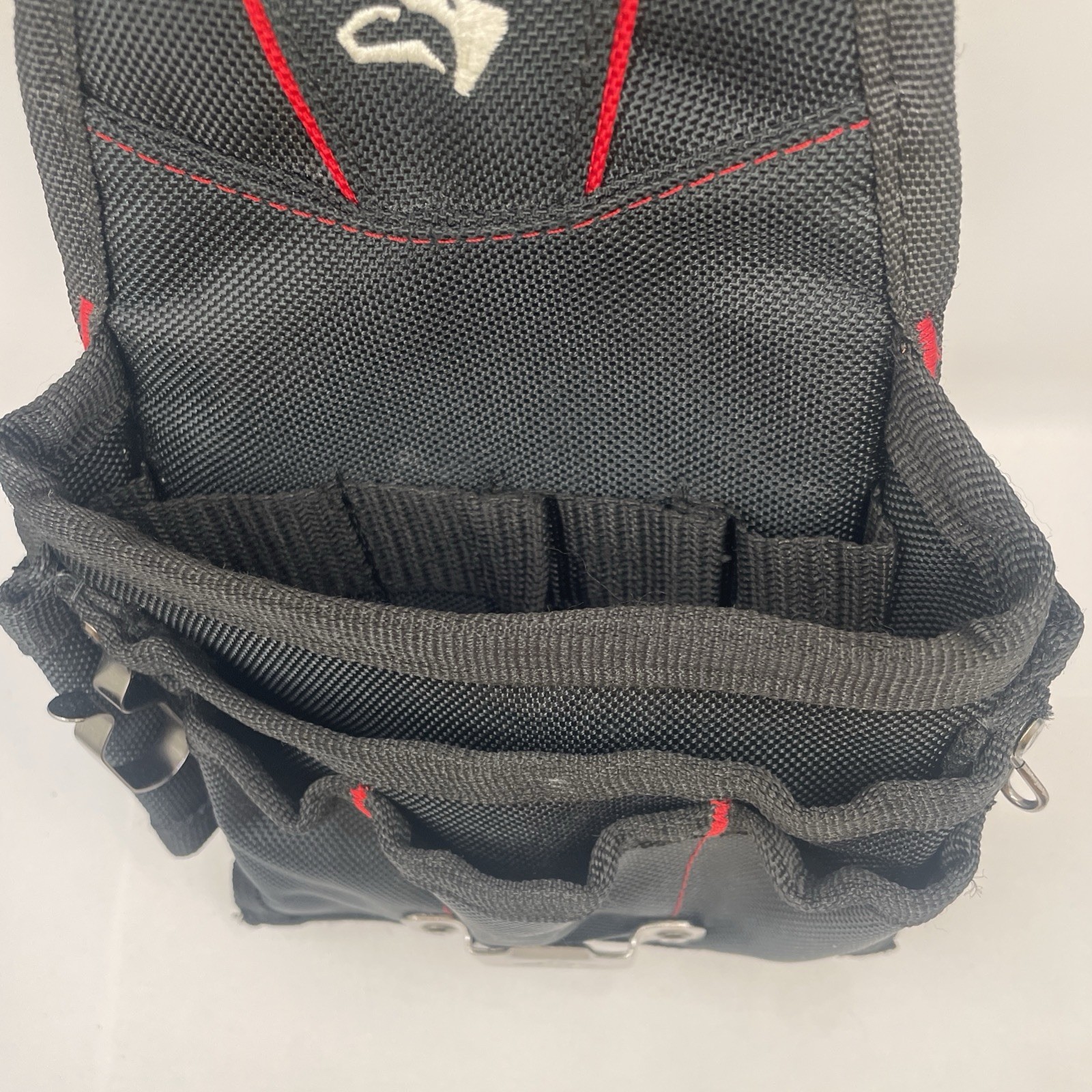 Husky Maintenance Tool Belt Pouch Nylon Polyester Black Back Flap