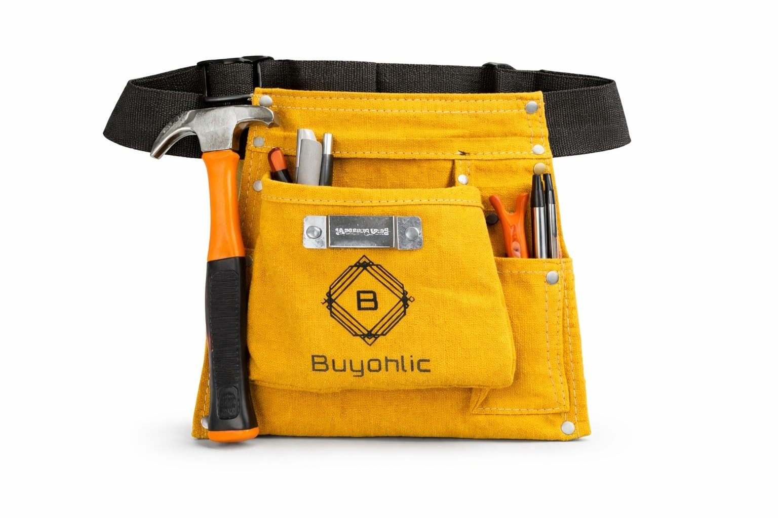 Adjustable Belt Tool Pouch in Suede Leather