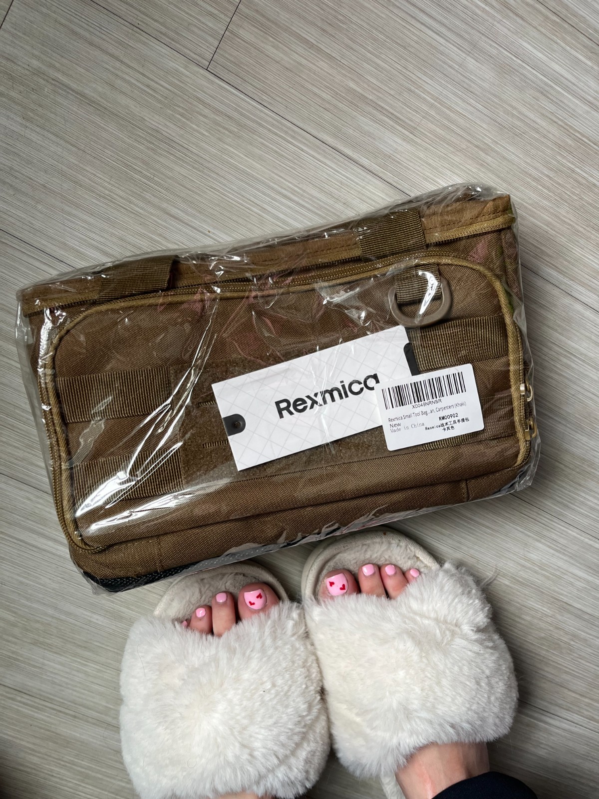 NEW Rexmica Tactical Bag Tan Heavy Duty Multi-Compartment Tool Gear Storage
