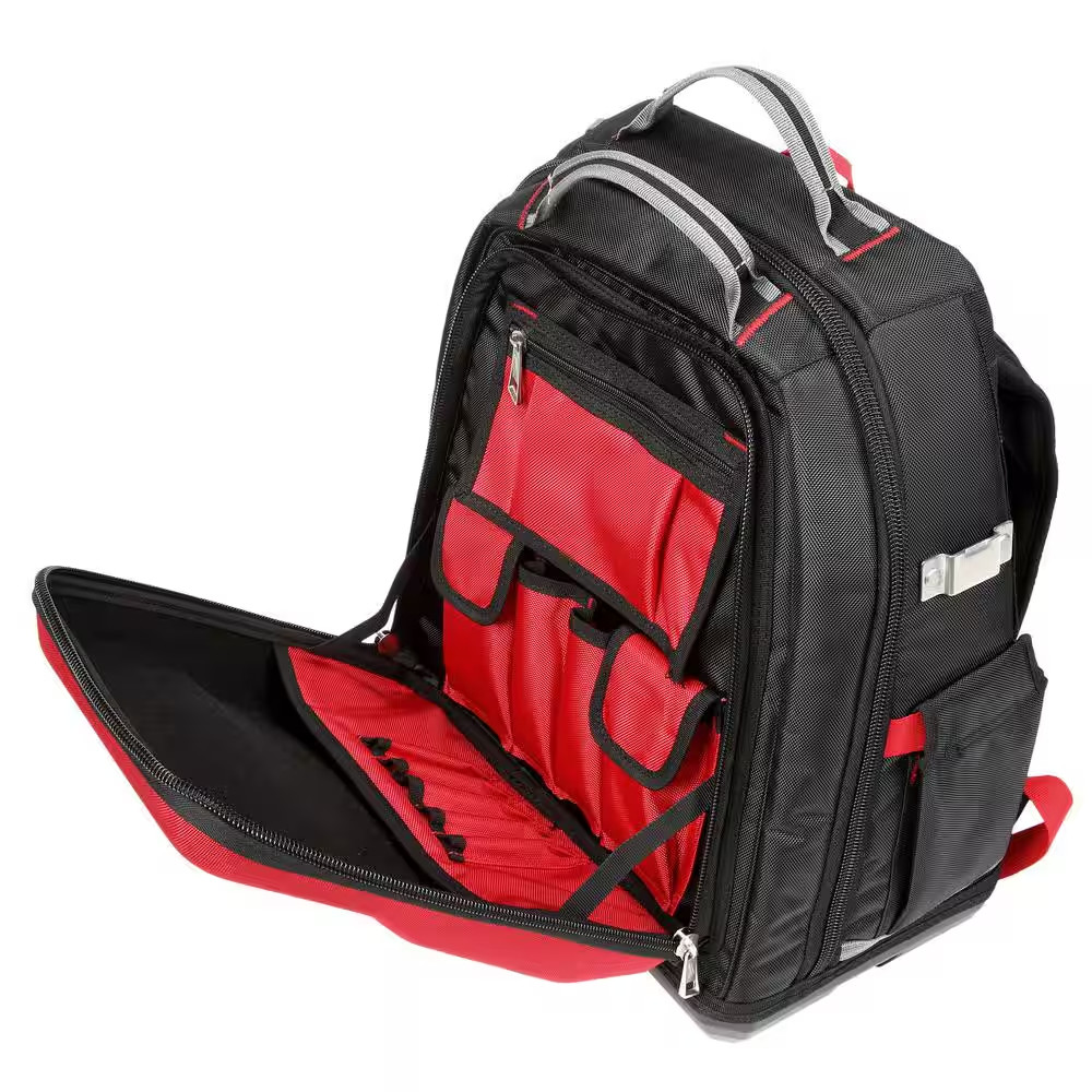 15 In. PACKOUT Tool Backpack with 3-Pack Zipper Tool Bags