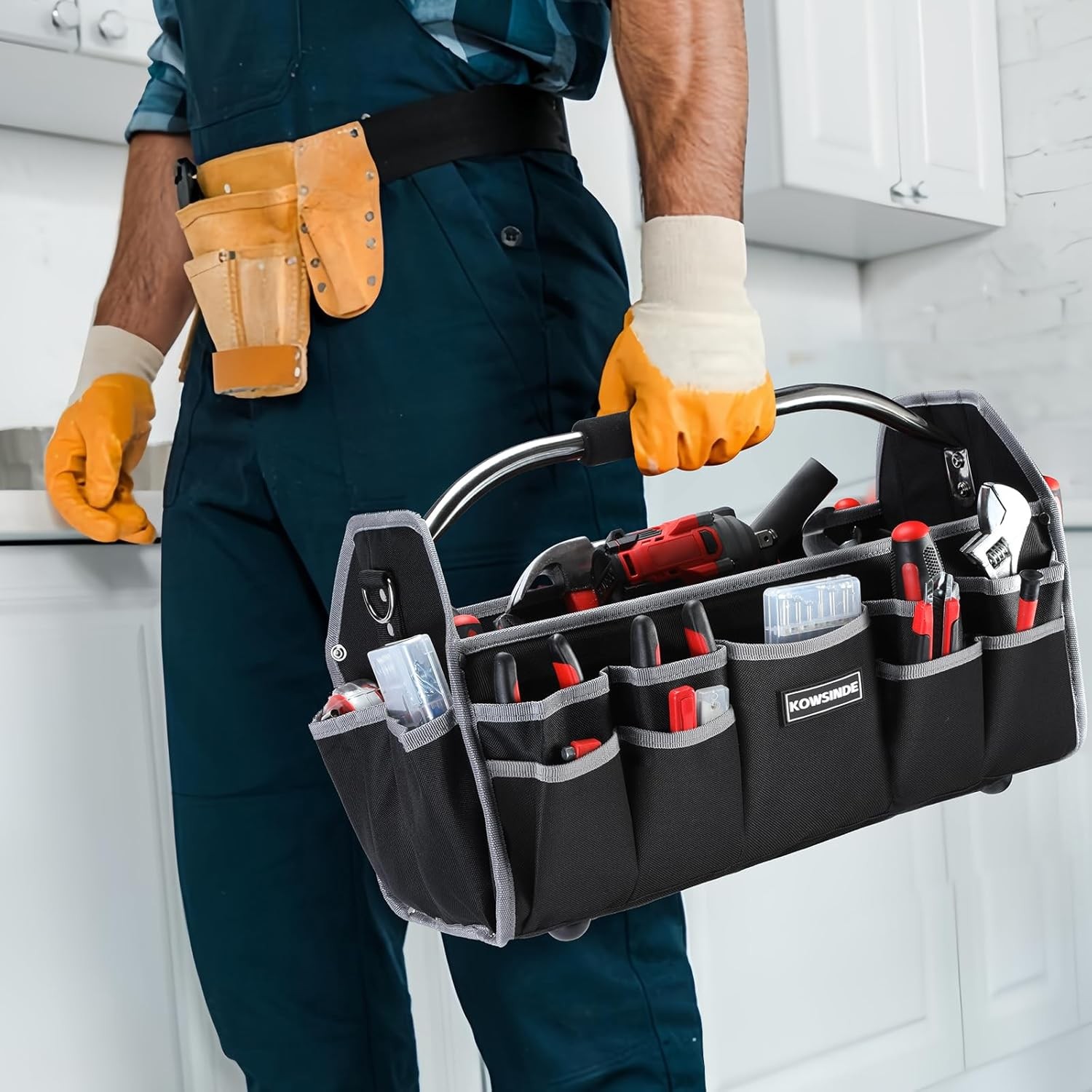 18 Inch Tool Bag, Electrician Tool Bag, Open Top Tool Bags