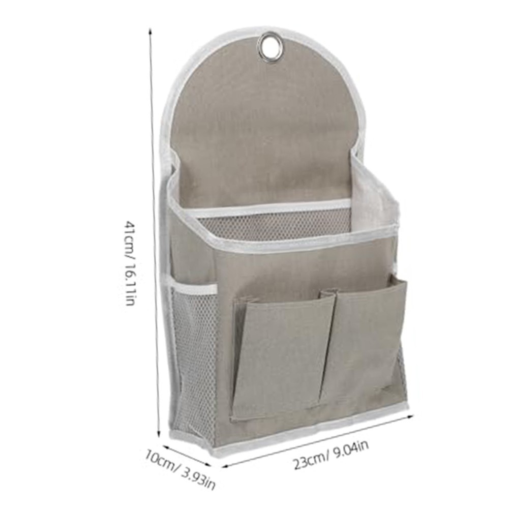 Wall Mounted Storage Bag Organizer with Multiple Compartments for Dorm
