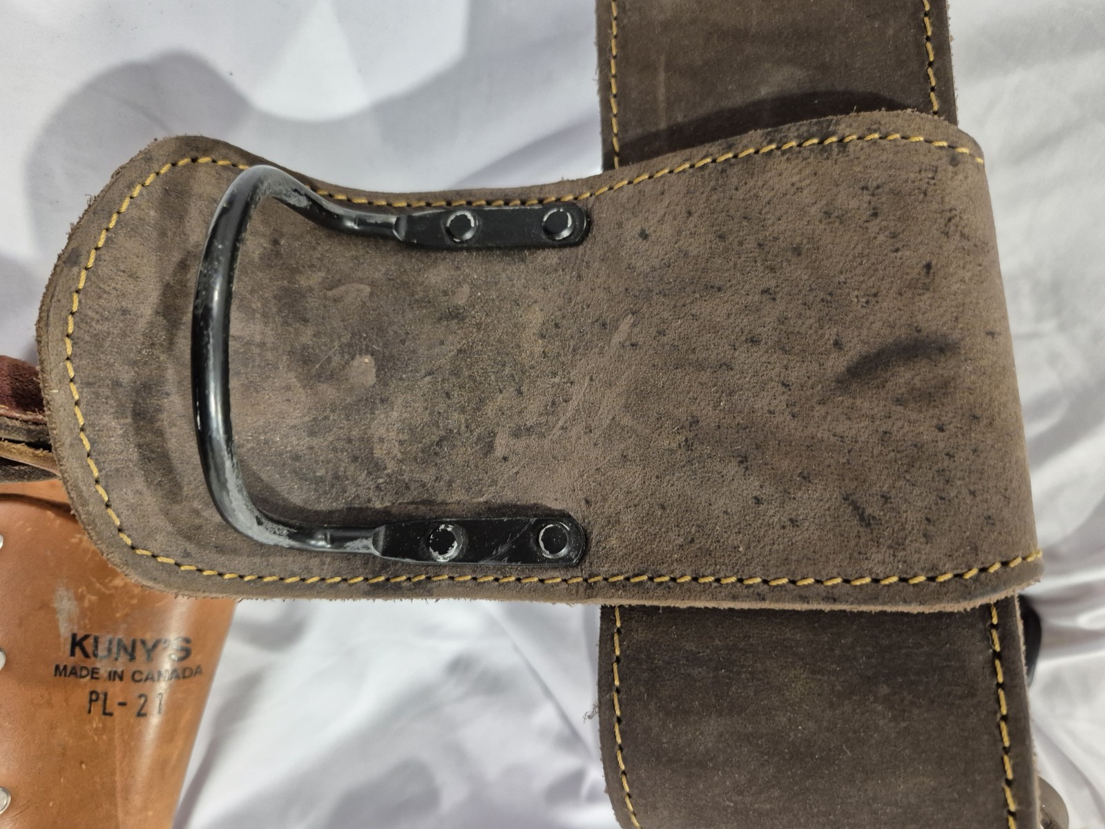 Large Handmade Leather Concrete Finishing Tool Belt