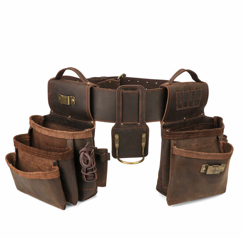 Leather Carpenter Framer Tool Organizer Belt/Pouch/Bag/Holder Carrying