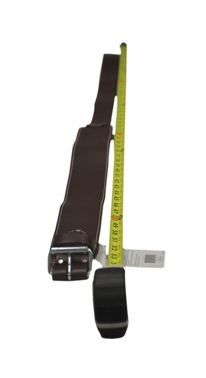 20-176 3in. Heavy Duty Ranger Style Leather Work Belt, Brown