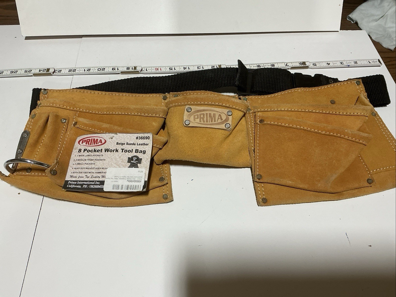 PRIMA 8 POCKET WORK TOOL BAG