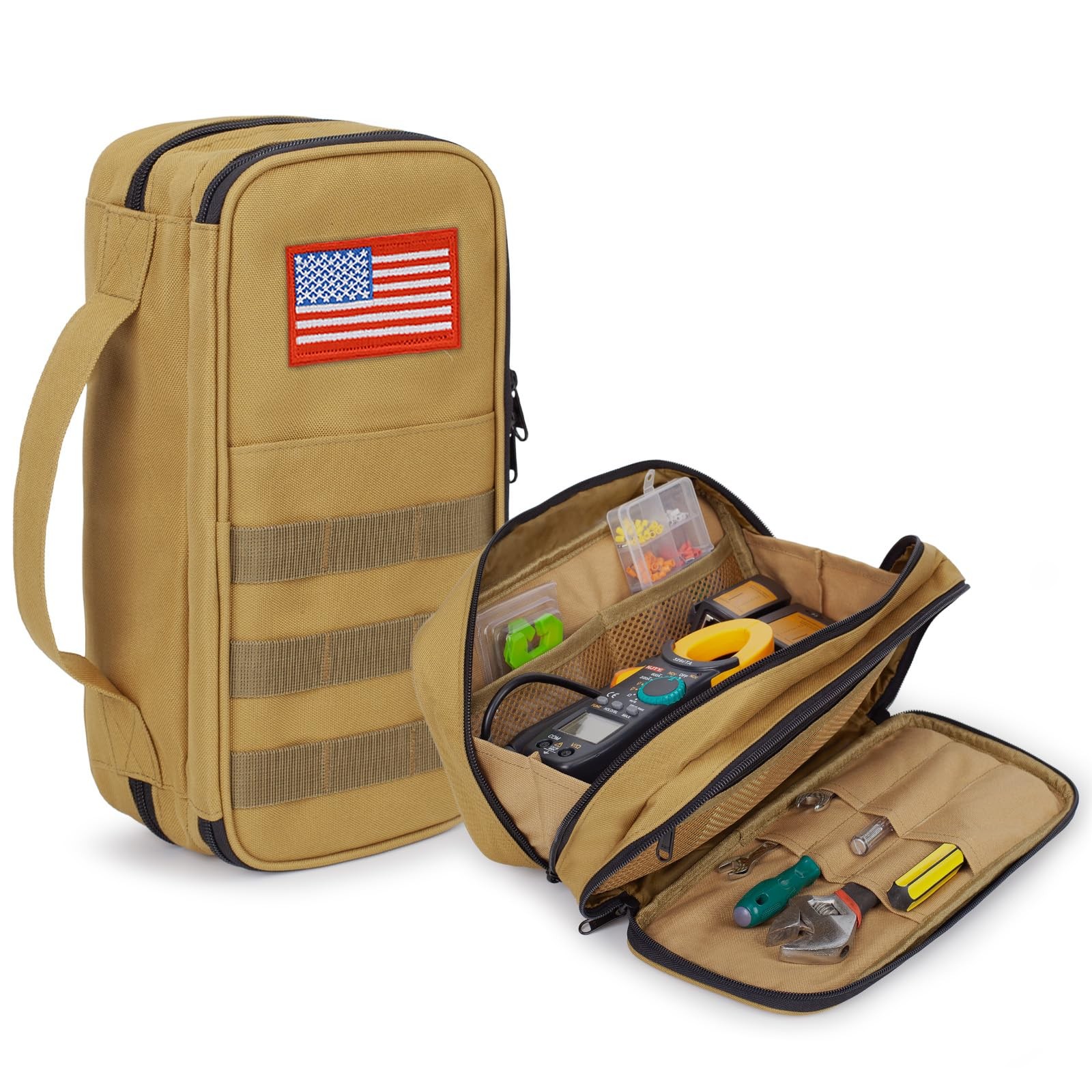 ATRIPACK Tactical Tool Bag Wide Mouth Water Resistant Zipper