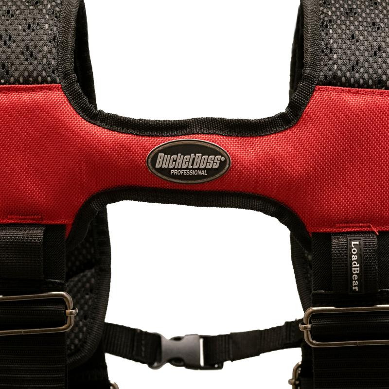 Bucket Boss 55185-RD Red Framer’s Tool Belt with Suspenders.