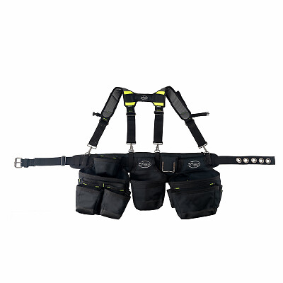 Dead On Tools HDP369857 Framer’s Tool Bag Set with Belt & Suspenders – Quantity
