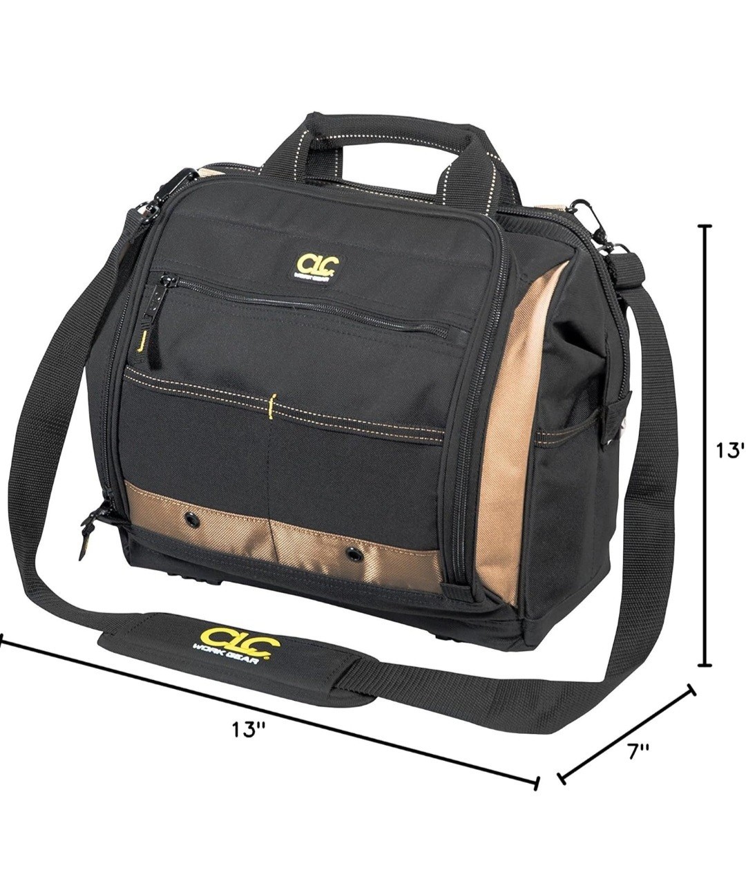 CLC Custom Leathercraft1537 Multi-Compartment Tool Carrier, 30 Pocket, 13 Inch