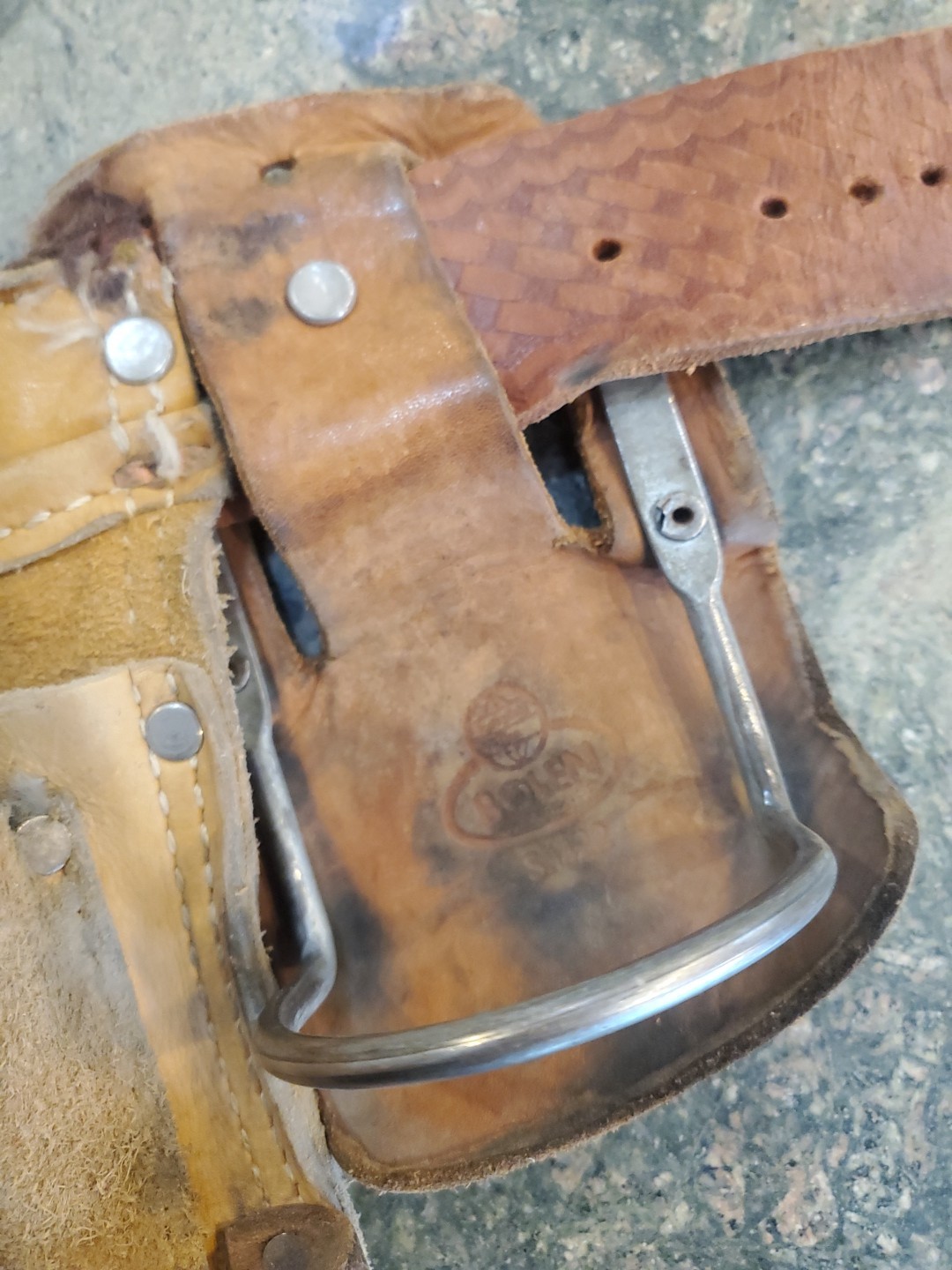 Lot Vintage Nicholas Tool Belt 427 431 447C Work Gear Top Grain Cowhide Leather