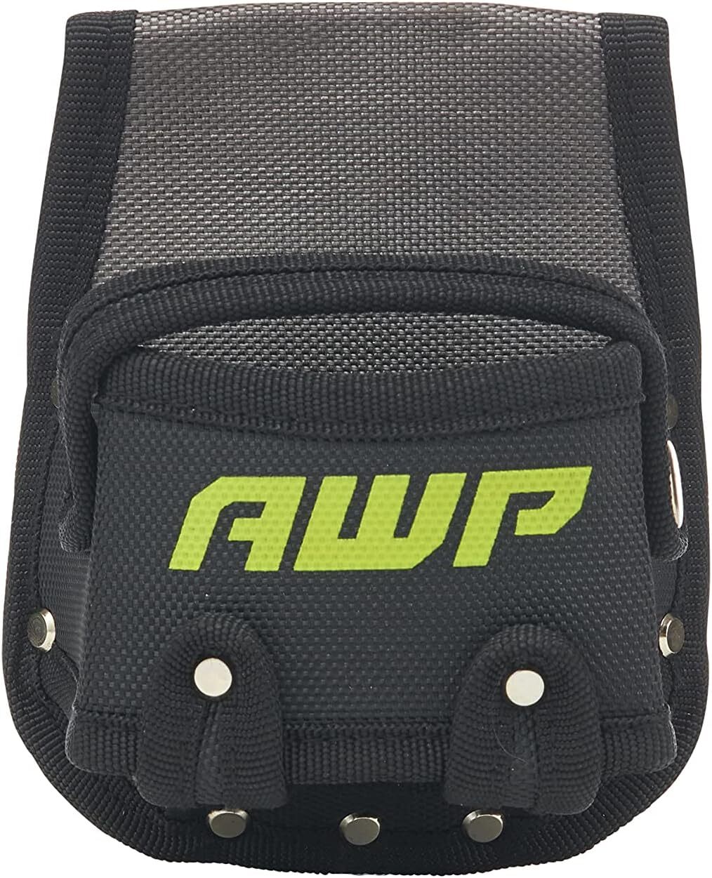Tape Measure Pouch with Metal Belt Clip and Tunnel Loop, Tool Belt Accessory