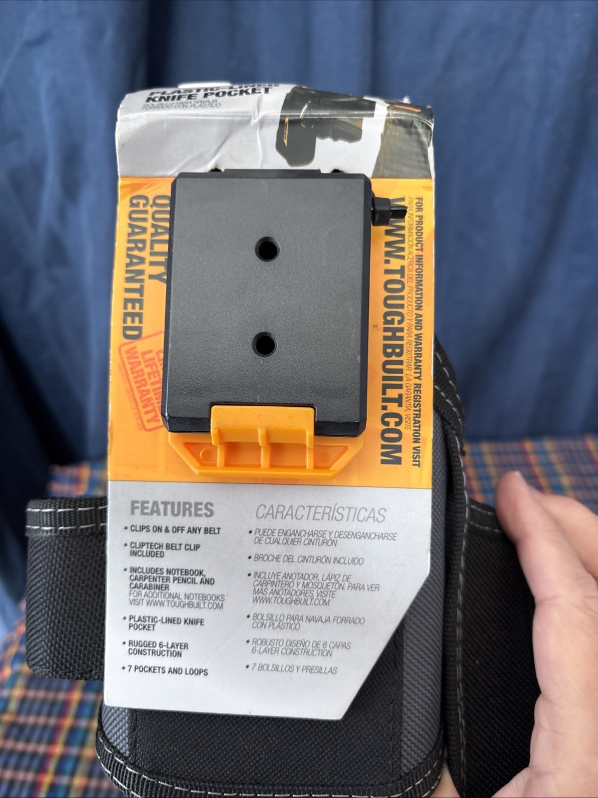 ToughBuilt TBL-CT-425X – ToughBuilt® Tape Measure and Utility Knife Pouch C4