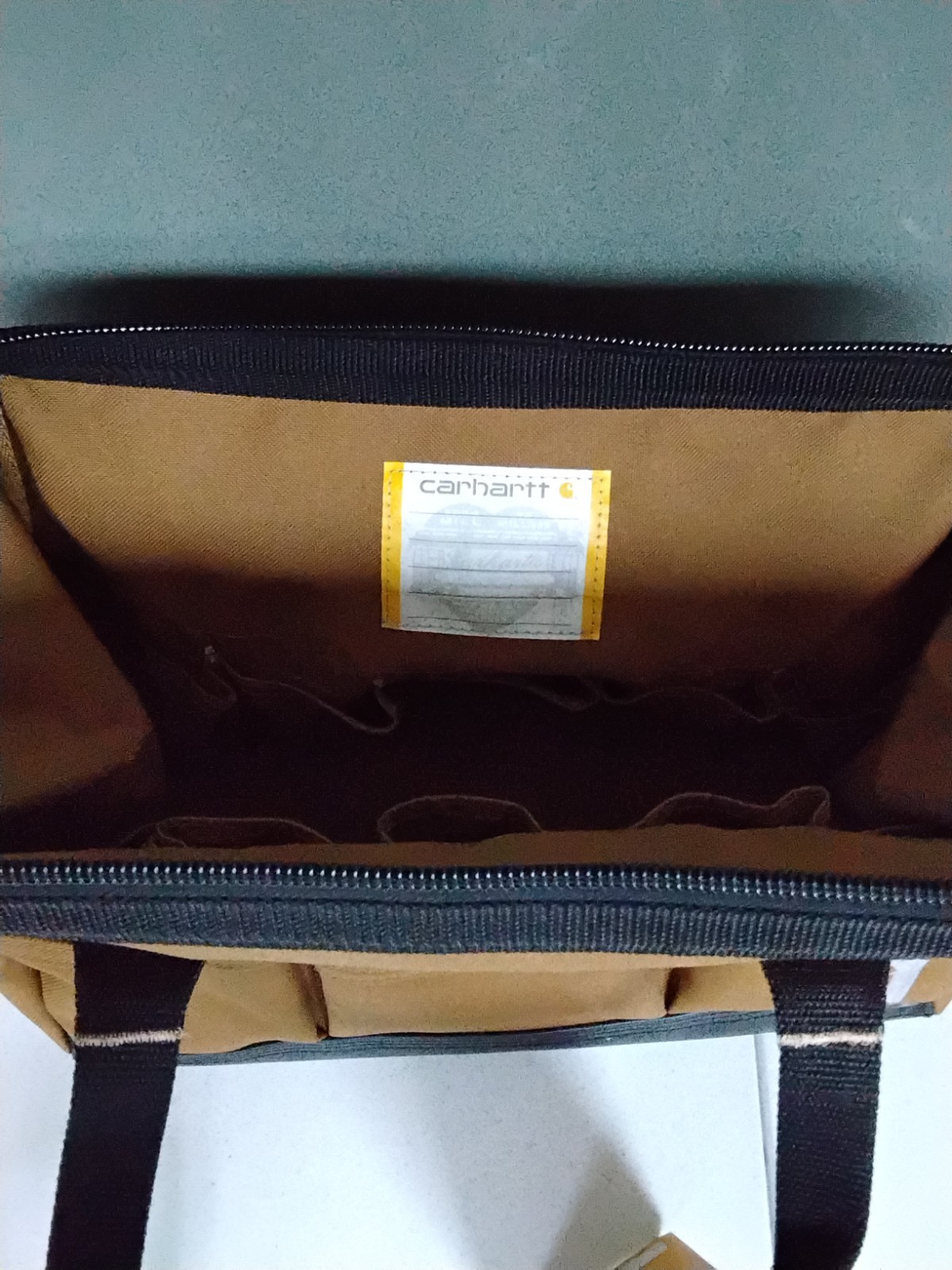 Brand New! Carhartt 14 Inch Heavyweight Tool Bag, Brown with 26 Pockets, NWT
