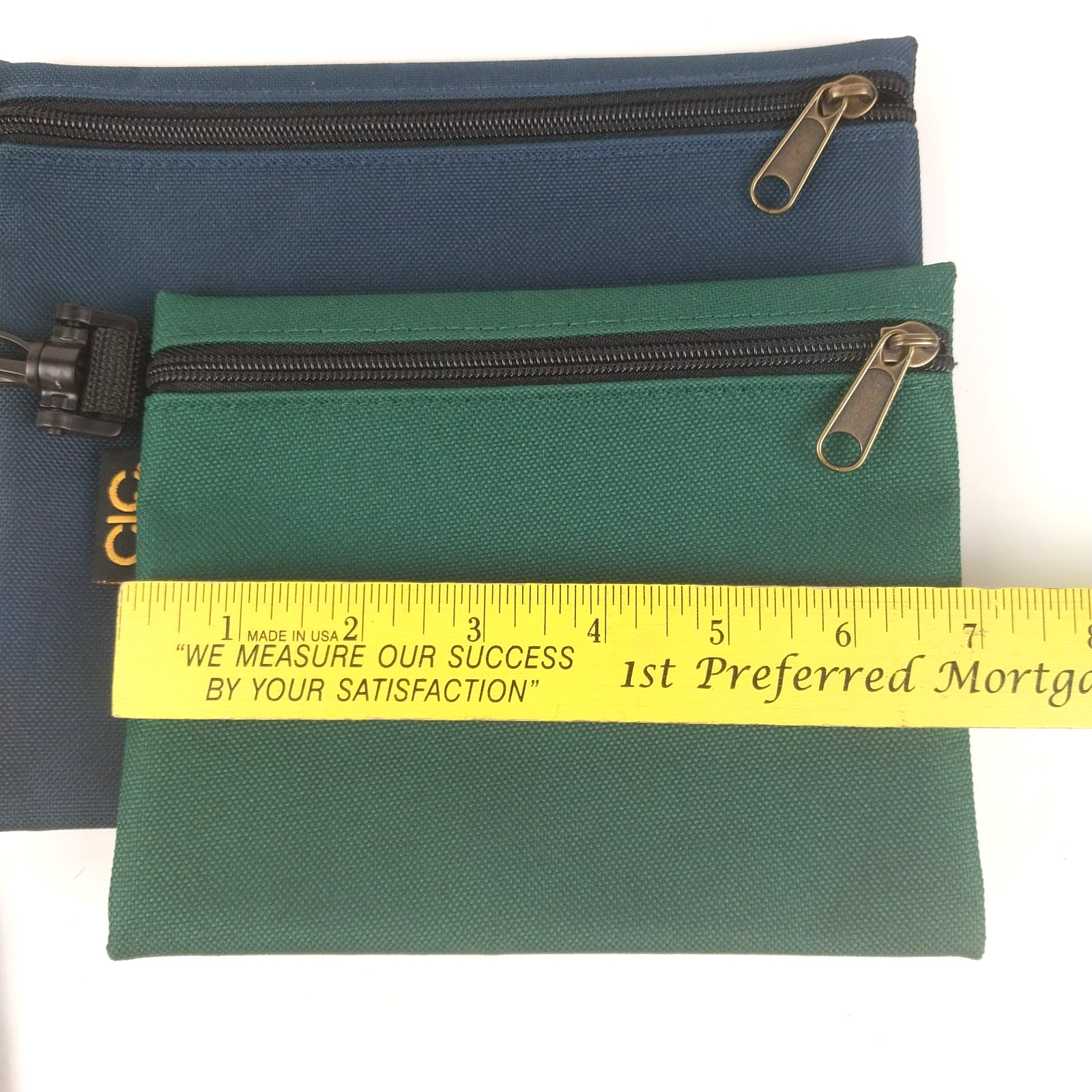 CLC 3-Pc Zippered Clip-On Utility Pouch Caddy Set -Durable & Water Resistant
