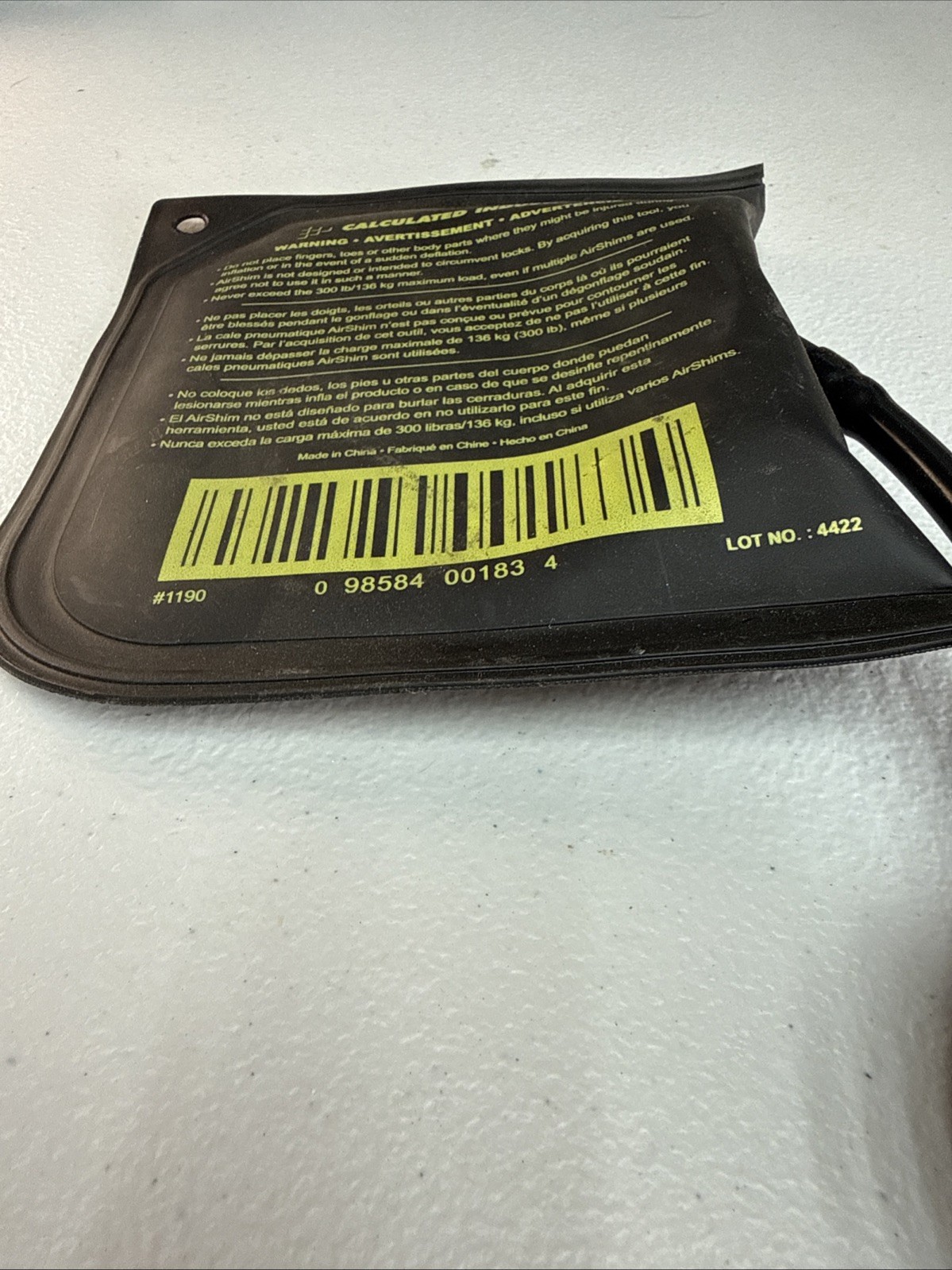 Air Shim Inflatable Pry Bar 300 lb
