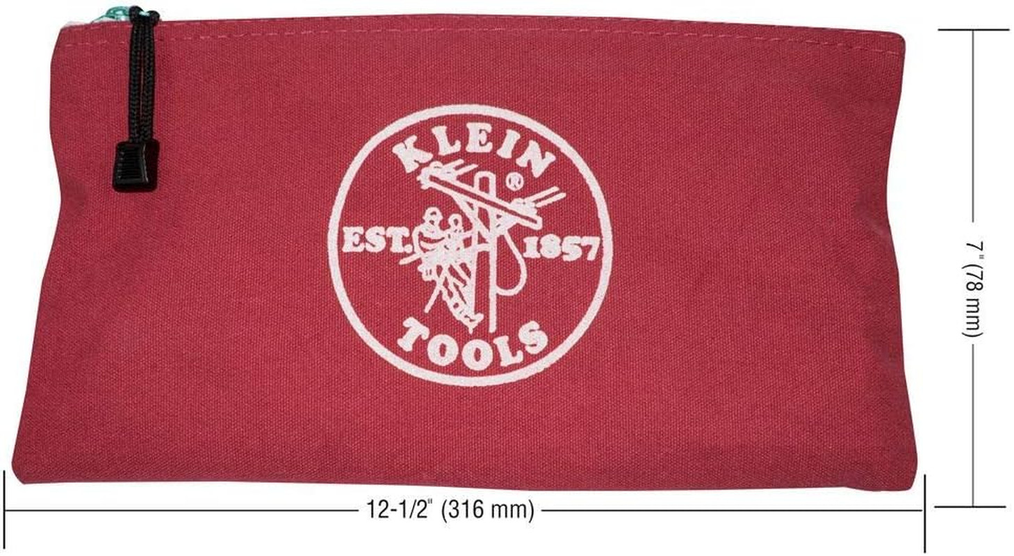 4-Pack Canvas Tool Bags with MAG2 Magnetizer/Demagnetizer for Easy Tool Use