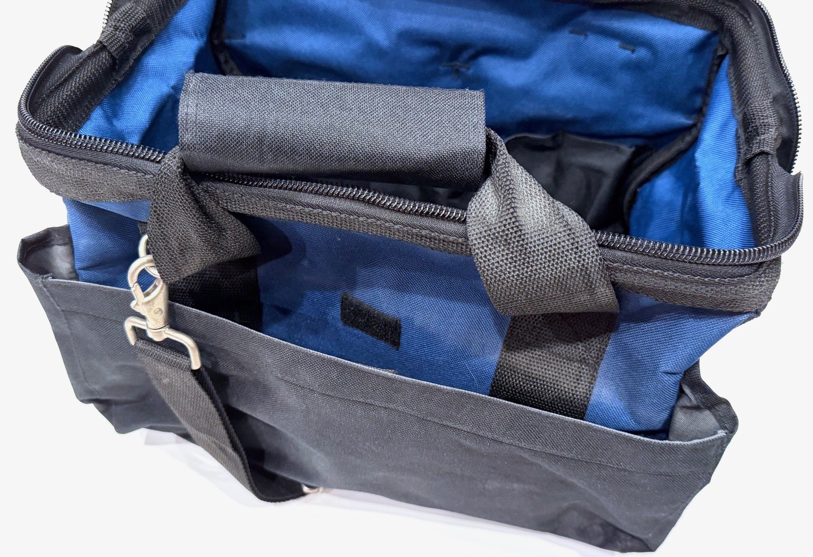 McGuire-Nicholas Workwear Blue and Black Tool Bag with Shoulder Strap