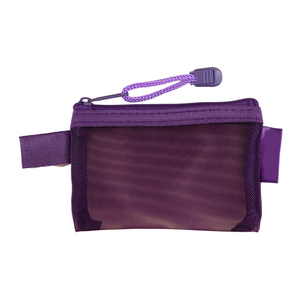 Small Zipper Mesh Nylon Bag for Earphones Makeup Storage and Daily Organization