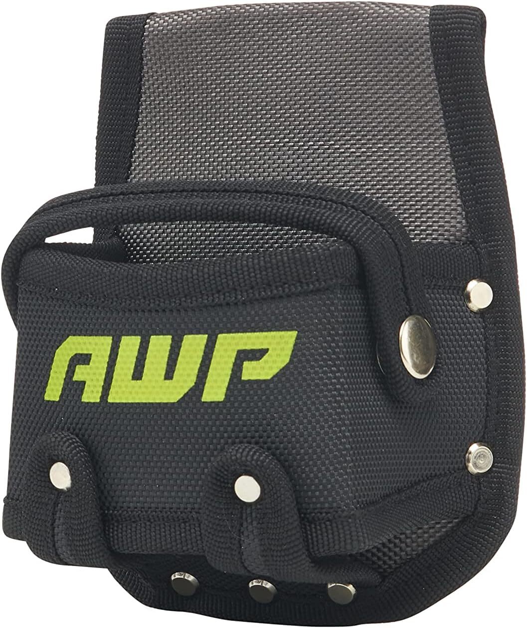 Tape Measure Pouch with Metal Belt Clip and Tunnel Loop, Tool Belt Accessory
