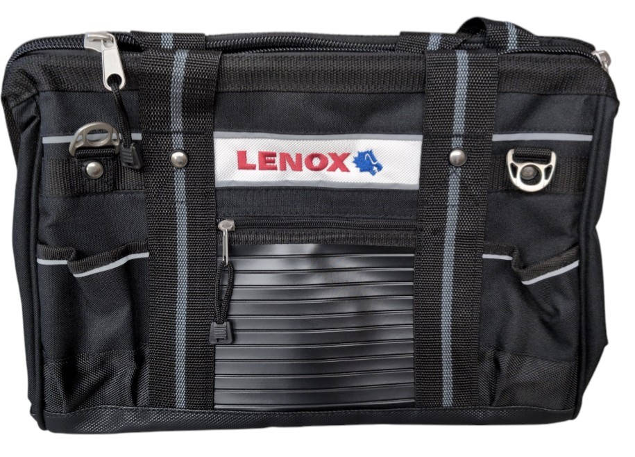 NWT Lenox 16″ x 10″ x 12″ Contractor’s Tool Bag 14 Internal Pockets 1787426_REV1