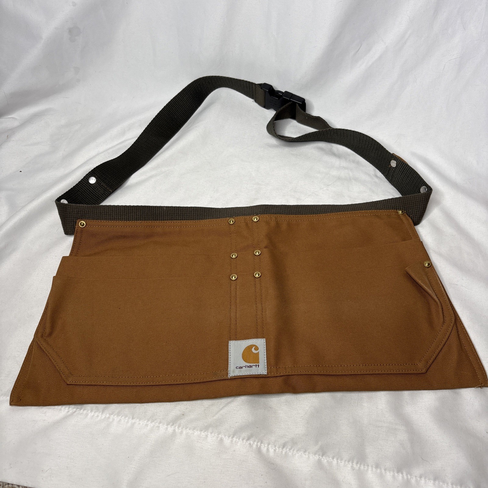 Carhartt Firm Duck Waist Apron Adjustable Tool Belt Quick Release A09 Brown 2XL