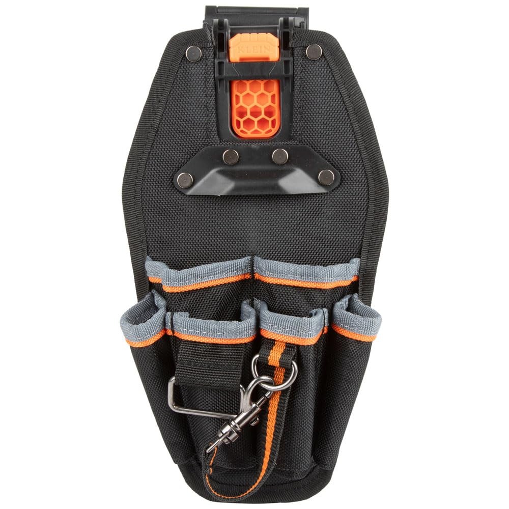 Klein Tools 55830MB MODbox Tool Pouch, 6-Pocket 161-inches Wide, Black
