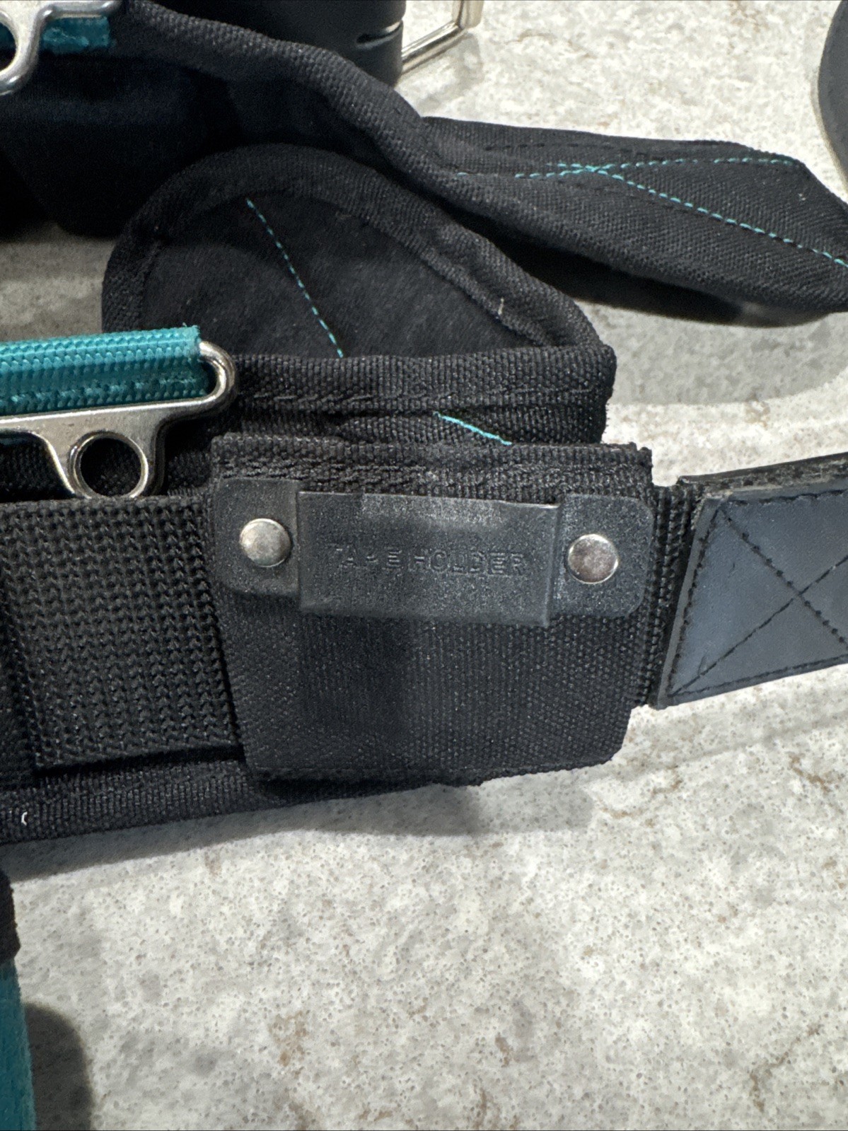 Gatorback Contractor Pro Carpenter Tool Belt Combo Large Blue Hammer Hook