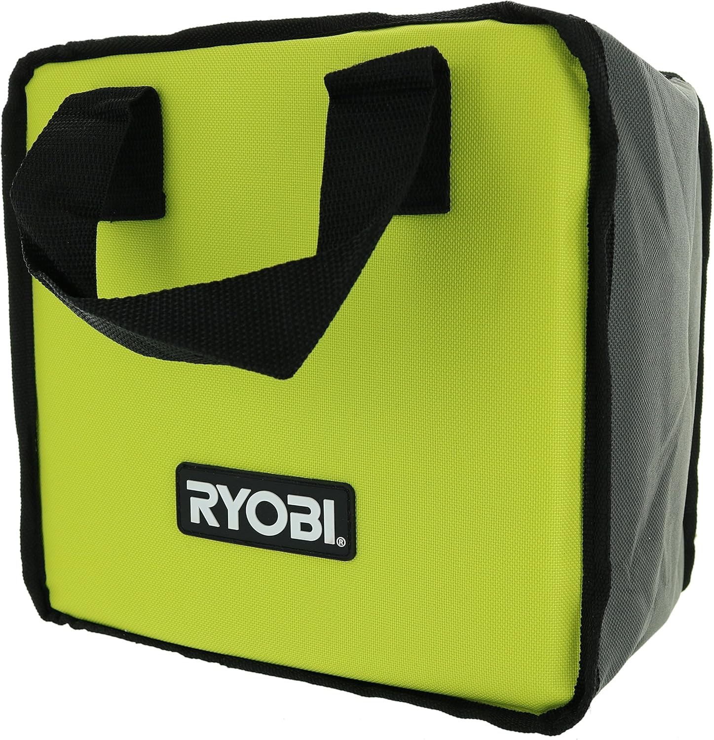 Lime Green Tool Tote Bag – Durable Organizer with Sturdy Zipper (6″L x 8″W)
