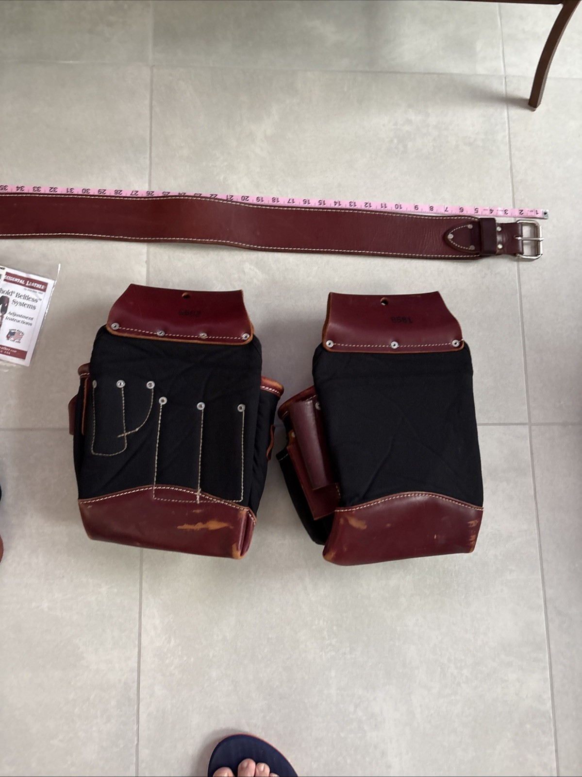 Occidental Leather 8580 FatLip Tool Bag Set and Suspenders – XL