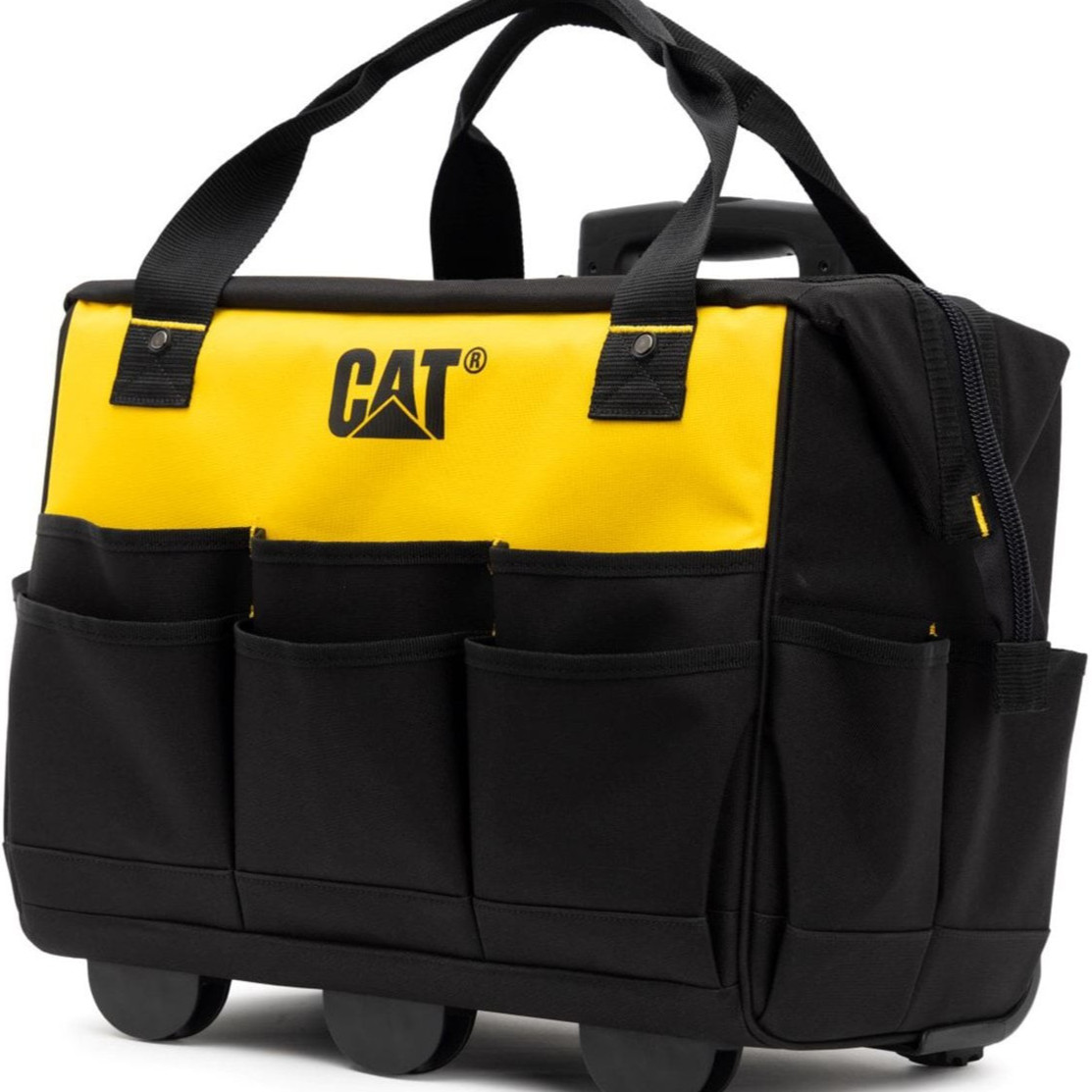 Caterpillar 18-inch Rolling Tool Bag, 75 lbs Capacity, Tool Storage, CAT