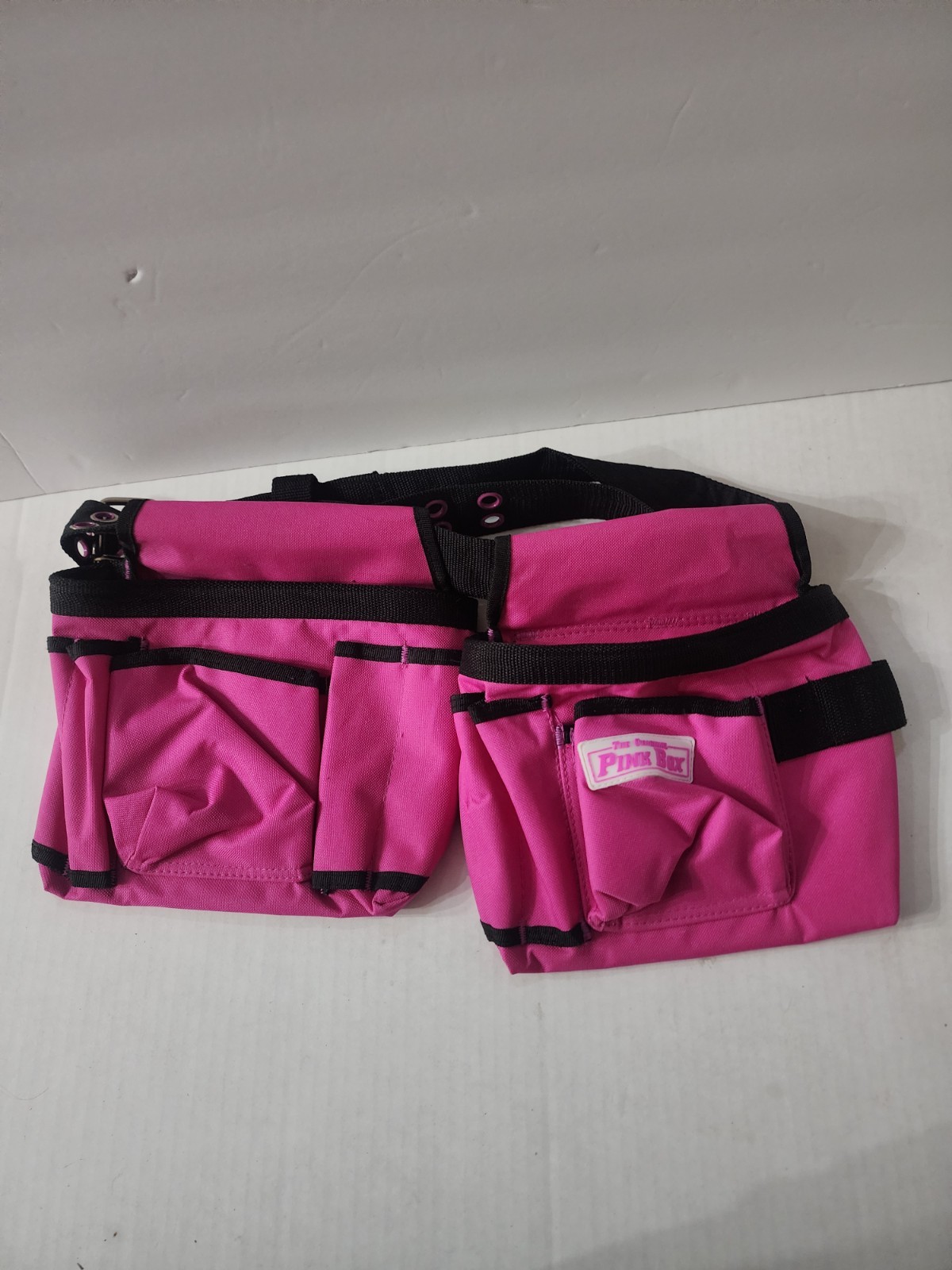 The Original Pink Box 2 Pouch 10 Pocket Adjustable Womens Tool Belt