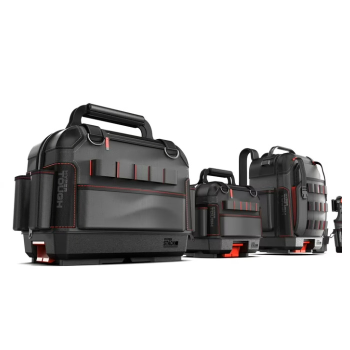 Hyper Tough Hyper Stack Full Size Tool Bag – Heavy-Duty, Stackable Storage Organ