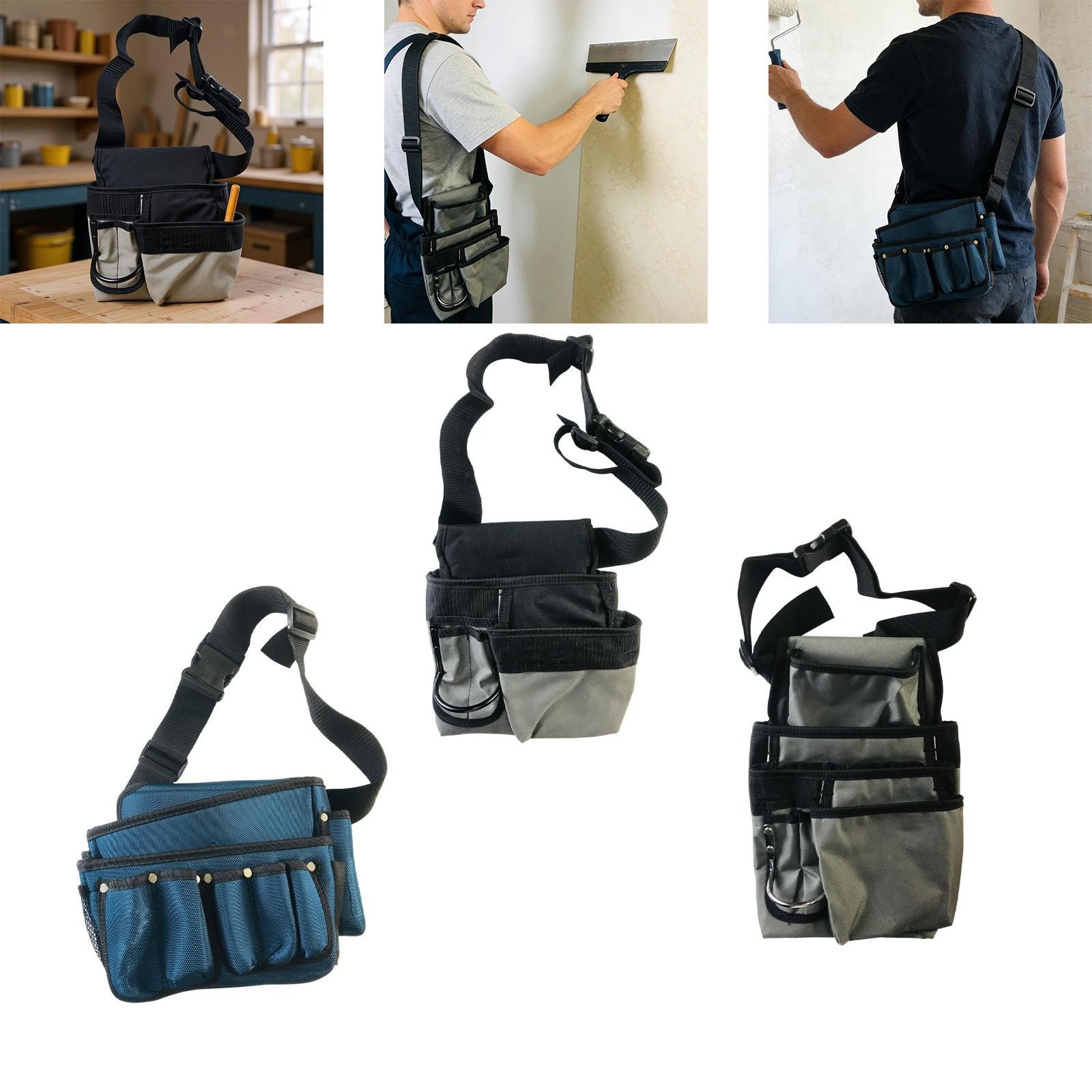 Single Side Tool Belt Pouch Adjustable for Carpenter Florists Builders