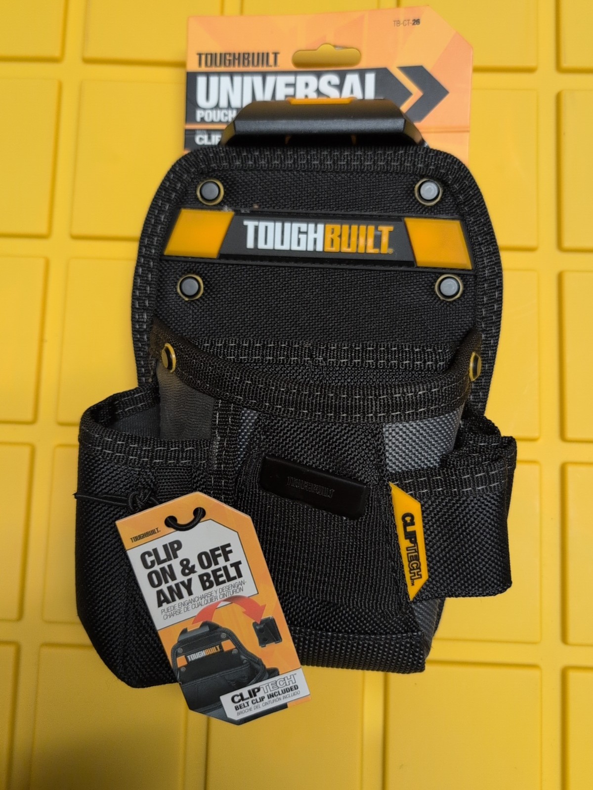 ToughBuilt ClipTech 8 Pockets & Loops Tool Pouch Utility Knife Pocket TB-CT-26