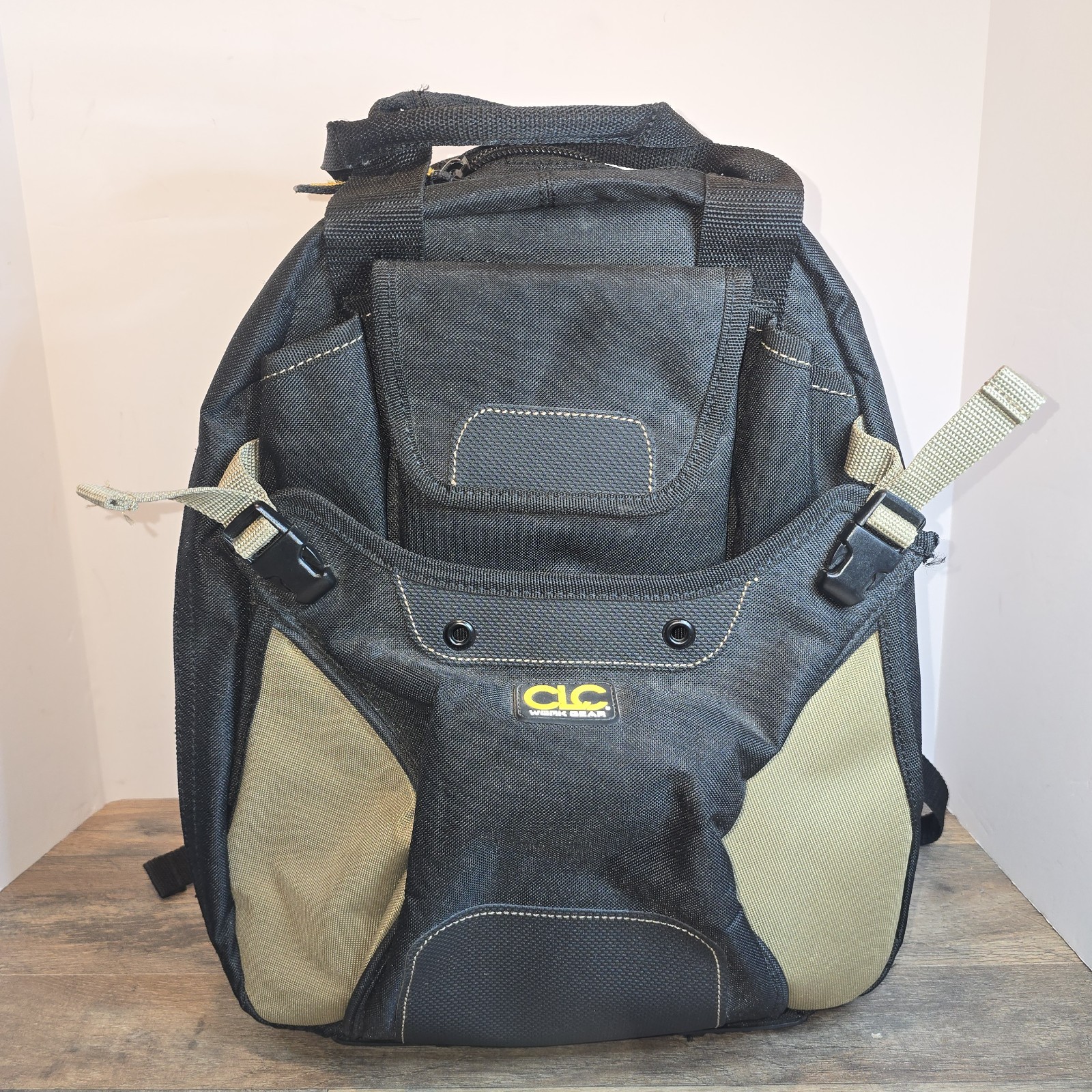 CLC 1134 Professional 44 Pocket Backpack Tool Bag Carrier Padded Straps