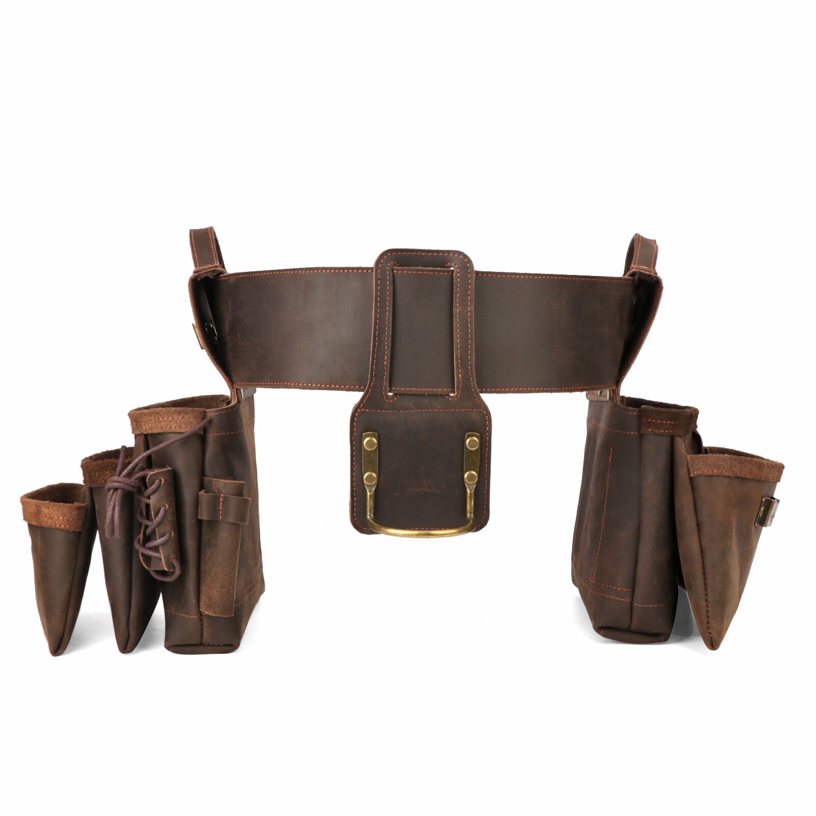 Tourbon Leather Tool Belt/Pouch/Bag/Holder Workshop Carpenter Framer Rig Pockets