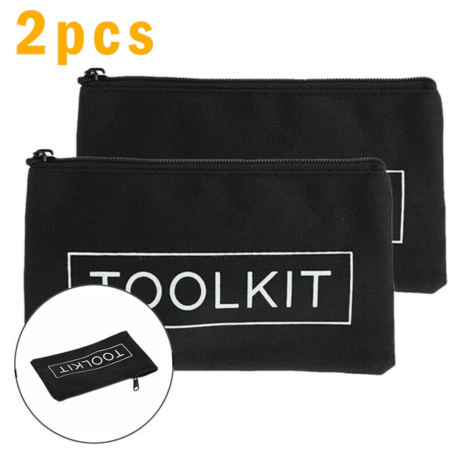 2Pcs 19*11cm Waterproof Oxford Cloth Organizer Pouch Zipper Tool Bag Gadgets