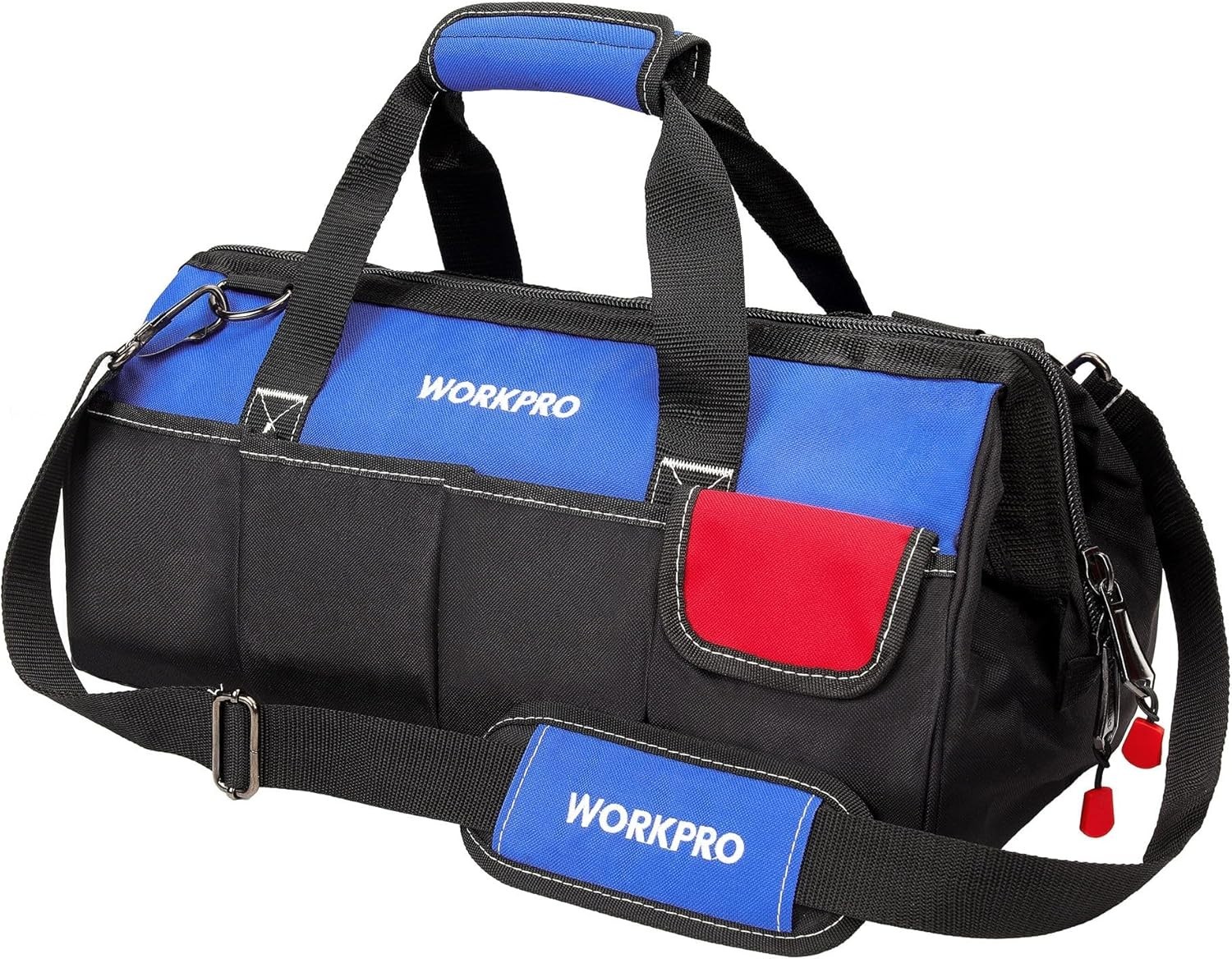Professional 18-Inch Tool Bag with Convenient Adjustable Strap & Tool Loops